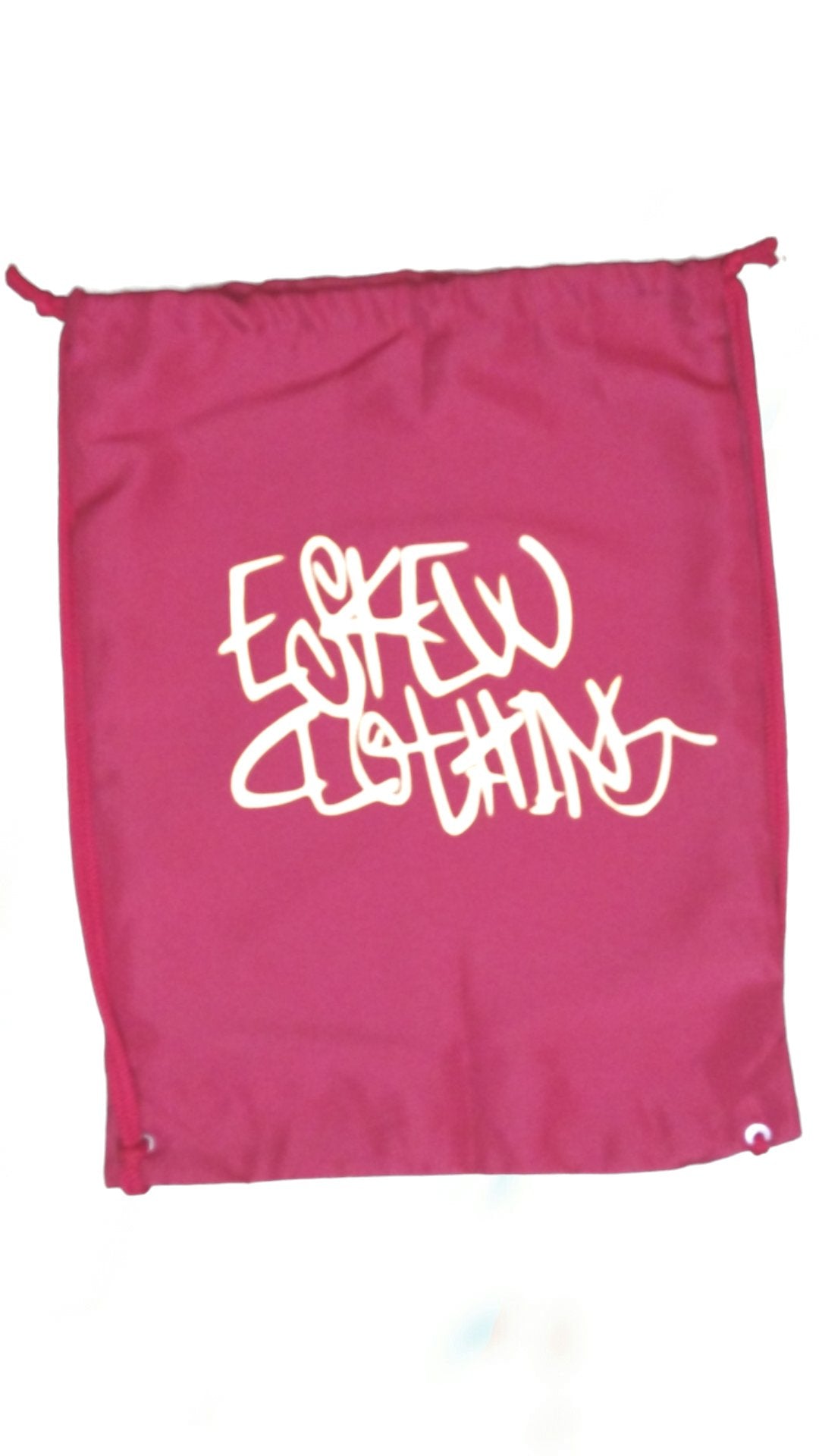 Eskew Script Drawstring Bag